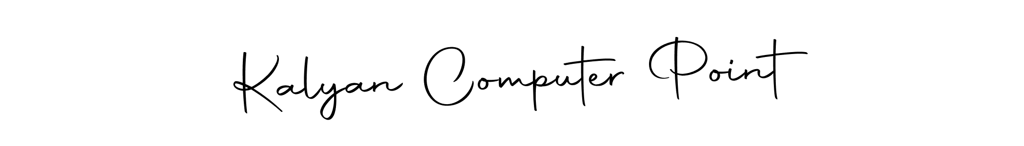 Make a beautiful signature design for name Kalyan Computer Point. Use this online signature maker to create a handwritten signature for free. Kalyan Computer Point signature style 10 images and pictures png
