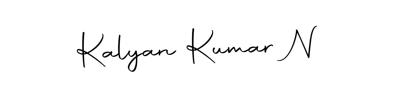 The best way (Autography-DOLnW) to make a short signature is to pick only two or three words in your name. The name Kalyan Kumar N include a total of six letters. For converting this name. Kalyan Kumar N signature style 10 images and pictures png