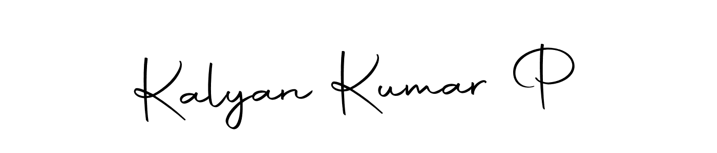 Create a beautiful signature design for name Kalyan Kumar P. With this signature (Autography-DOLnW) fonts, you can make a handwritten signature for free. Kalyan Kumar P signature style 10 images and pictures png