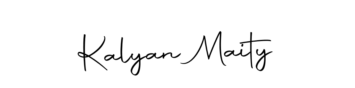 How to make Kalyan Maity name signature. Use Autography-DOLnW style for creating short signs online. This is the latest handwritten sign. Kalyan Maity signature style 10 images and pictures png