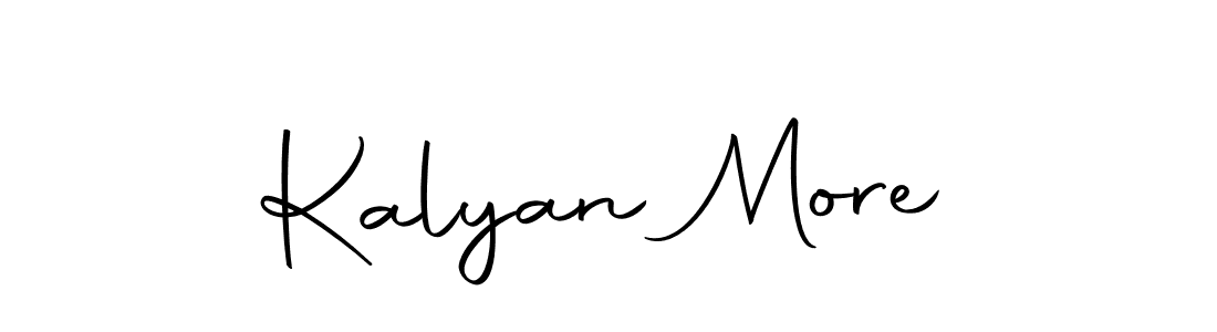 Design your own signature with our free online signature maker. With this signature software, you can create a handwritten (Autography-DOLnW) signature for name Kalyan More. Kalyan More signature style 10 images and pictures png