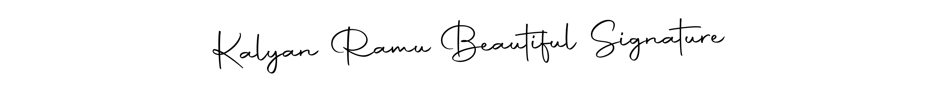 Use a signature maker to create a handwritten signature online. With this signature software, you can design (Autography-DOLnW) your own signature for name Kalyan Ramu Beautiful Signature. Kalyan Ramu Beautiful Signature signature style 10 images and pictures png