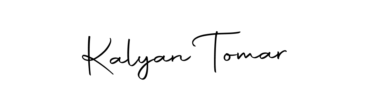 How to make Kalyan Tomar name signature. Use Autography-DOLnW style for creating short signs online. This is the latest handwritten sign. Kalyan Tomar signature style 10 images and pictures png