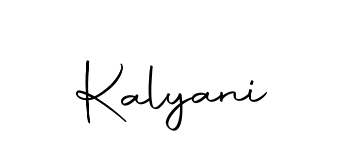 Create a beautiful signature design for name Kalyani. With this signature (Autography-DOLnW) fonts, you can make a handwritten signature for free. Kalyani signature style 10 images and pictures png