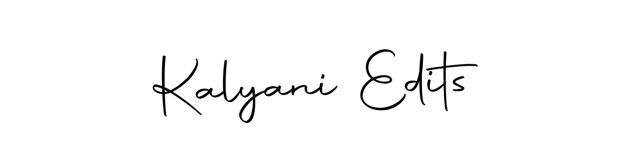 Create a beautiful signature design for name Kalyani Edits. With this signature (Autography-DOLnW) fonts, you can make a handwritten signature for free. Kalyani Edits signature style 10 images and pictures png