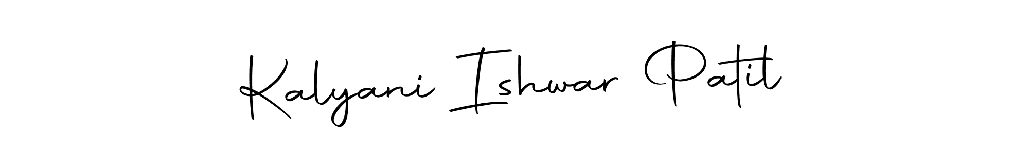 Also we have Kalyani Ishwar Patil name is the best signature style. Create professional handwritten signature collection using Autography-DOLnW autograph style. Kalyani Ishwar Patil signature style 10 images and pictures png
