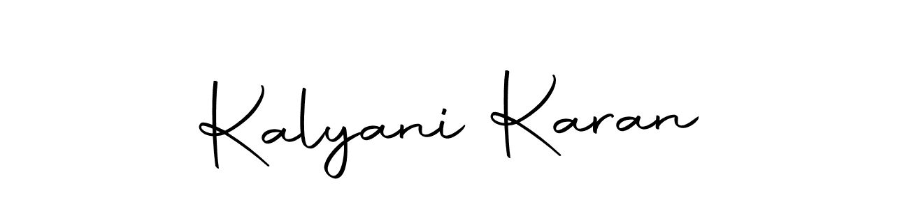 Kalyani Karan stylish signature style. Best Handwritten Sign (Autography-DOLnW) for my name. Handwritten Signature Collection Ideas for my name Kalyani Karan. Kalyani Karan signature style 10 images and pictures png