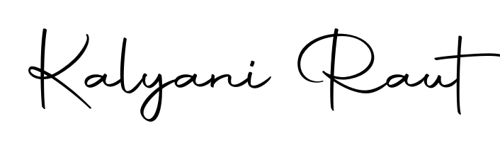 Upgrade your professional image with Kalyani Raut signature created with Autography-DOLnW font. Fast, free, and watermark-free download. Kalyani Raut signature style 10 images and pictures png