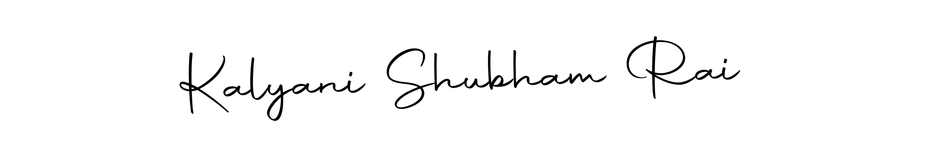 Kalyani Shubham Rai stylish signature style. Best Handwritten Sign (Autography-DOLnW) for my name. Handwritten Signature Collection Ideas for my name Kalyani Shubham Rai. Kalyani Shubham Rai signature style 10 images and pictures png