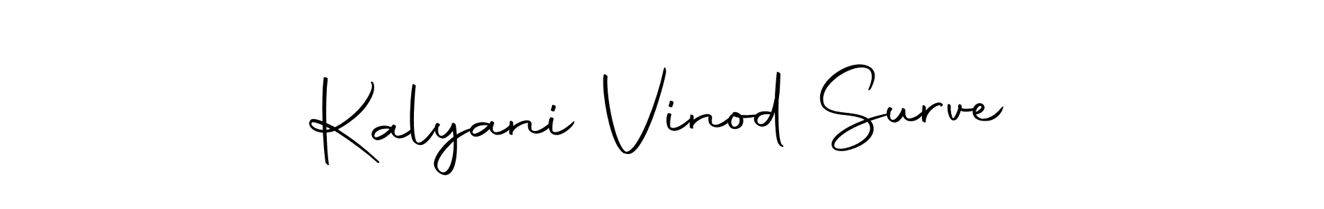 Design your own signature with our free online signature maker. With this signature software, you can create a handwritten (Autography-DOLnW) signature for name Kalyani Vinod Surve. Kalyani Vinod Surve signature style 10 images and pictures png