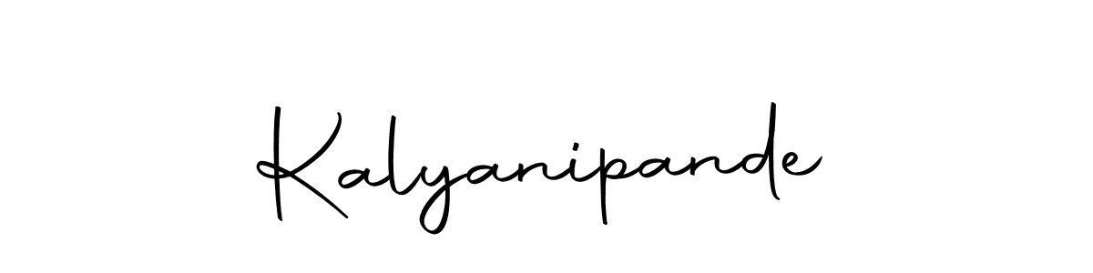You should practise on your own different ways (Autography-DOLnW) to write your name (Kalyanipande) in signature. don't let someone else do it for you. Kalyanipande signature style 10 images and pictures png
