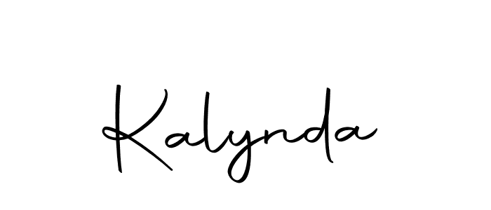 Create a beautiful signature design for name Kalynda. With this signature (Autography-DOLnW) fonts, you can make a handwritten signature for free. Kalynda signature style 10 images and pictures png