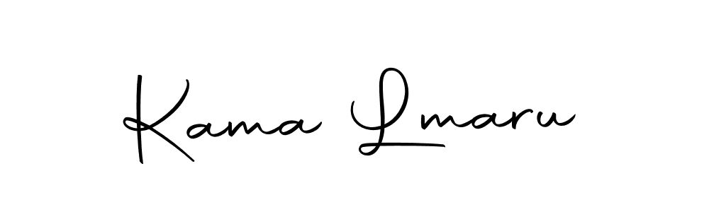 How to make Kama Lmaru name signature. Use Autography-DOLnW style for creating short signs online. This is the latest handwritten sign. Kama Lmaru signature style 10 images and pictures png