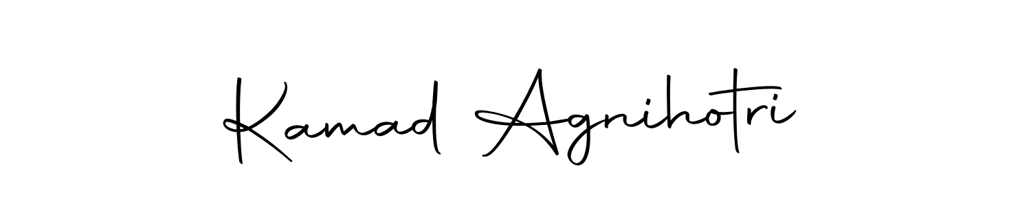 You should practise on your own different ways (Autography-DOLnW) to write your name (Kamad Agnihotri) in signature. don't let someone else do it for you. Kamad Agnihotri signature style 10 images and pictures png