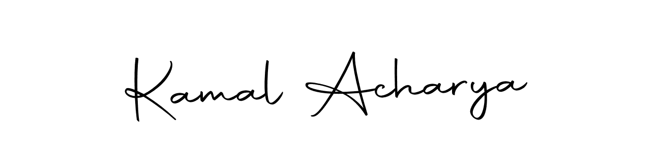 Use a signature maker to create a handwritten signature online. With this signature software, you can design (Autography-DOLnW) your own signature for name Kamal Acharya. Kamal Acharya signature style 10 images and pictures png