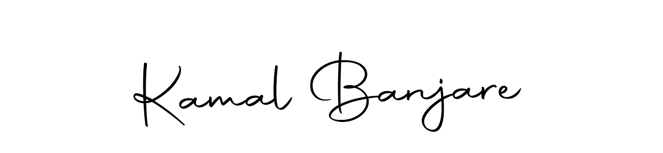 How to make Kamal Banjare name signature. Use Autography-DOLnW style for creating short signs online. This is the latest handwritten sign. Kamal Banjare signature style 10 images and pictures png