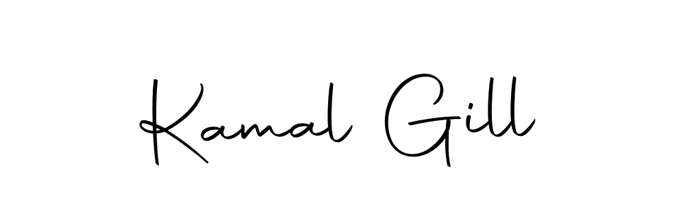 Design your own signature with our free online signature maker. With this signature software, you can create a handwritten (Autography-DOLnW) signature for name Kamal Gill. Kamal Gill signature style 10 images and pictures png