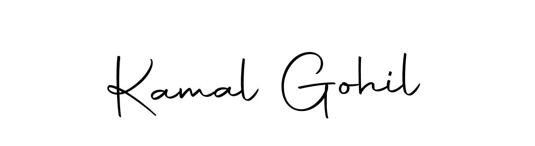 Make a beautiful signature design for name Kamal Gohil. Use this online signature maker to create a handwritten signature for free. Kamal Gohil signature style 10 images and pictures png