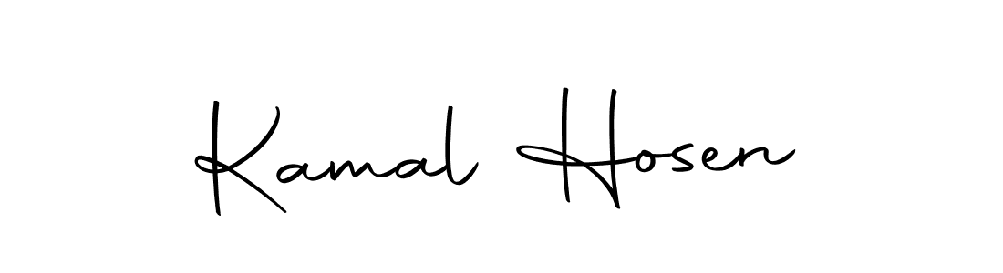 How to make Kamal Hosen name signature. Use Autography-DOLnW style for creating short signs online. This is the latest handwritten sign. Kamal Hosen signature style 10 images and pictures png