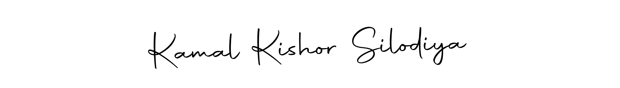 This is the best signature style for the Kamal Kishor Silodiya name. Also you like these signature font (Autography-DOLnW). Mix name signature. Kamal Kishor Silodiya signature style 10 images and pictures png