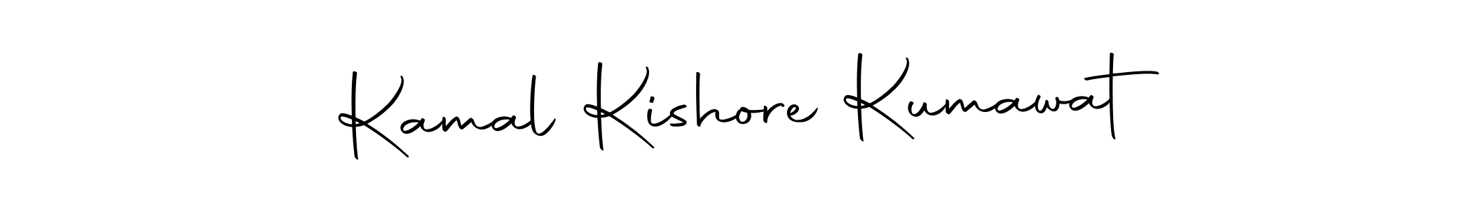 Make a short Kamal Kishore Kumawat signature style. Manage your documents anywhere anytime using Autography-DOLnW. Create and add eSignatures, submit forms, share and send files easily. Kamal Kishore Kumawat signature style 10 images and pictures png