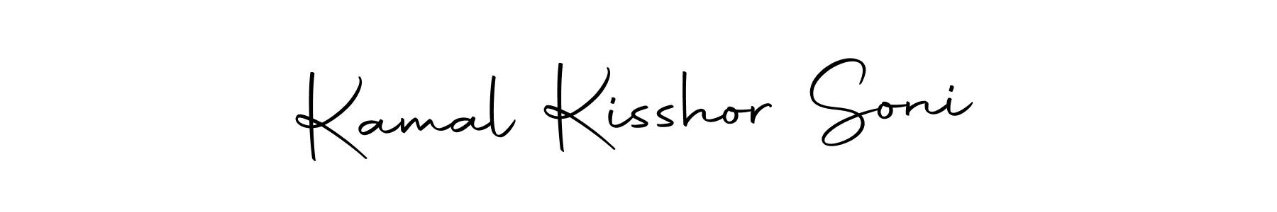 Design your own signature with our free online signature maker. With this signature software, you can create a handwritten (Autography-DOLnW) signature for name Kamal Kisshor Soni. Kamal Kisshor Soni signature style 10 images and pictures png