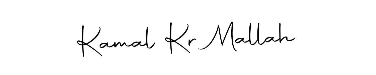 Make a beautiful signature design for name Kamal Kr Mallah. With this signature (Autography-DOLnW) style, you can create a handwritten signature for free. Kamal Kr Mallah signature style 10 images and pictures png