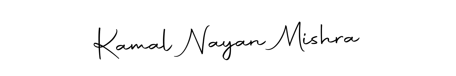 How to make Kamal Nayan Mishra name signature. Use Autography-DOLnW style for creating short signs online. This is the latest handwritten sign. Kamal Nayan Mishra signature style 10 images and pictures png