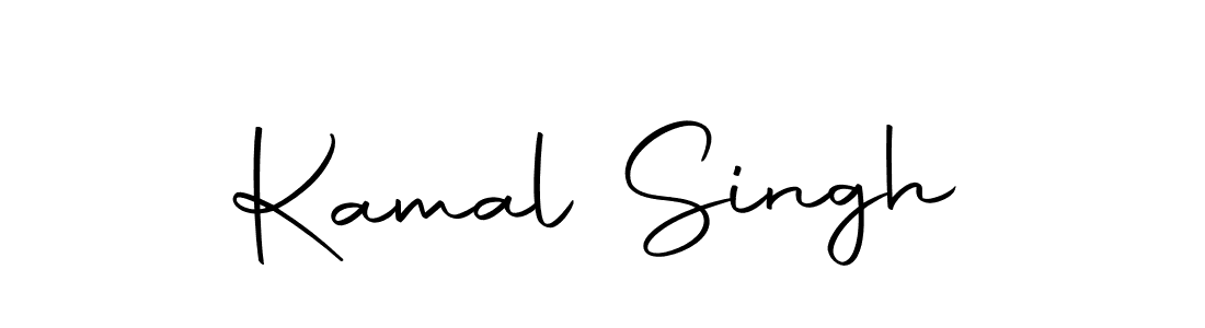 Create a beautiful signature design for name Kamal Singh. With this signature (Autography-DOLnW) fonts, you can make a handwritten signature for free. Kamal Singh signature style 10 images and pictures png