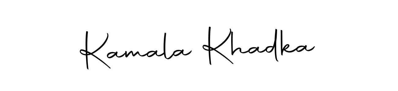 Make a beautiful signature design for name Kamala Khadka. With this signature (Autography-DOLnW) style, you can create a handwritten signature for free. Kamala Khadka signature style 10 images and pictures png