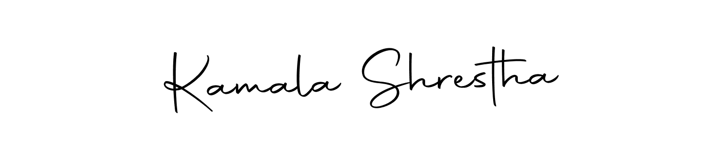 Kamala Shrestha stylish signature style. Best Handwritten Sign (Autography-DOLnW) for my name. Handwritten Signature Collection Ideas for my name Kamala Shrestha. Kamala Shrestha signature style 10 images and pictures png