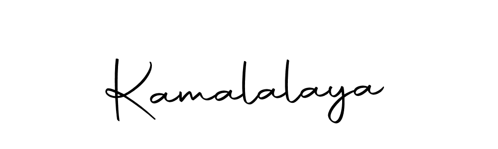 Design your own signature with our free online signature maker. With this signature software, you can create a handwritten (Autography-DOLnW) signature for name Kamalalaya. Kamalalaya signature style 10 images and pictures png