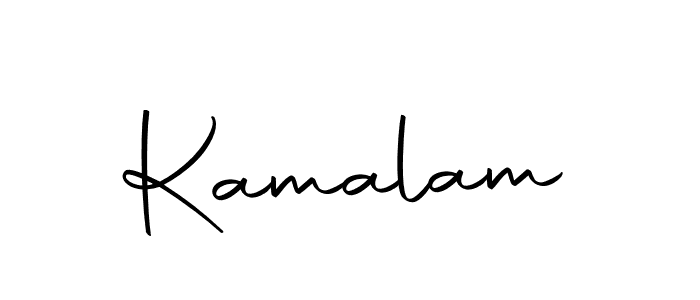 You should practise on your own different ways (Autography-DOLnW) to write your name (Kamalam) in signature. don't let someone else do it for you. Kamalam signature style 10 images and pictures png