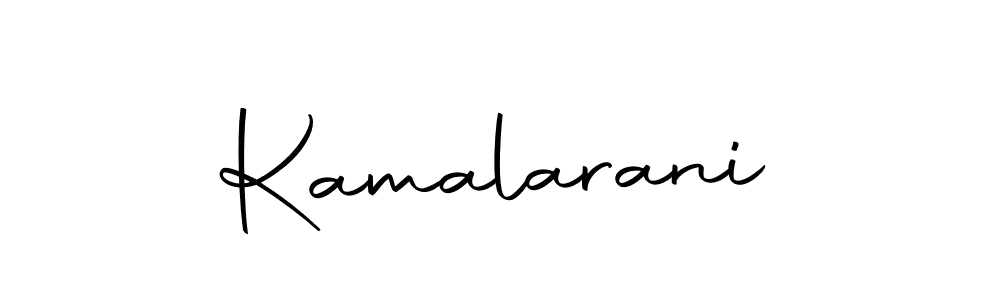 Use a signature maker to create a handwritten signature online. With this signature software, you can design (Autography-DOLnW) your own signature for name Kamalarani. Kamalarani signature style 10 images and pictures png