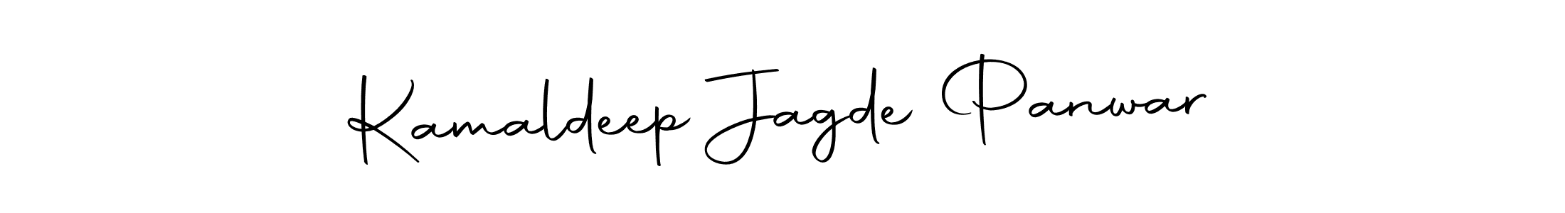 The best way (Autography-DOLnW) to make a short signature is to pick only two or three words in your name. The name Kamaldeep Jagde Panwar include a total of six letters. For converting this name. Kamaldeep Jagde Panwar signature style 10 images and pictures png