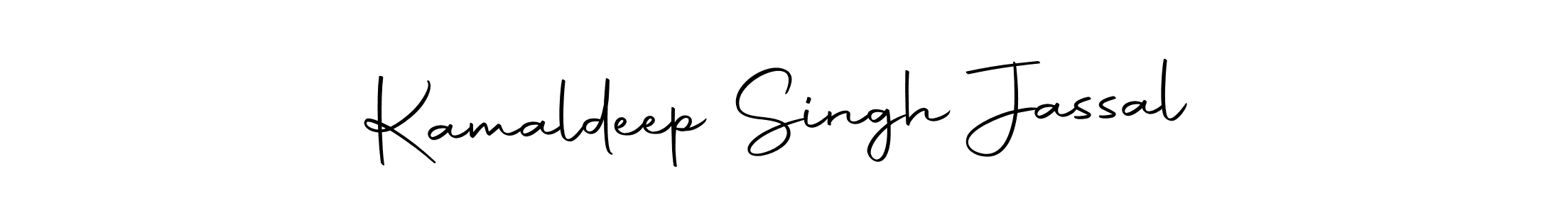 Create a beautiful signature design for name Kamaldeep Singh Jassal. With this signature (Autography-DOLnW) fonts, you can make a handwritten signature for free. Kamaldeep Singh Jassal signature style 10 images and pictures png