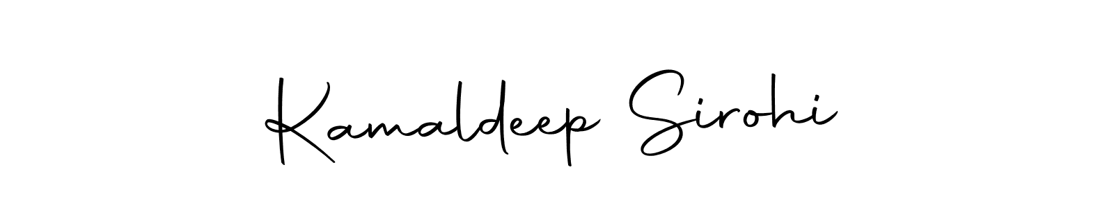 Kamaldeep Sirohi stylish signature style. Best Handwritten Sign (Autography-DOLnW) for my name. Handwritten Signature Collection Ideas for my name Kamaldeep Sirohi. Kamaldeep Sirohi signature style 10 images and pictures png