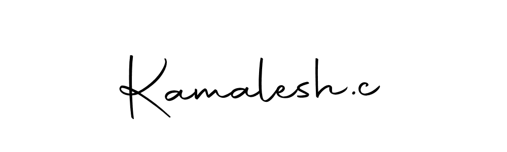 Make a beautiful signature design for name Kamalesh.c. With this signature (Autography-DOLnW) style, you can create a handwritten signature for free. Kamalesh.c signature style 10 images and pictures png