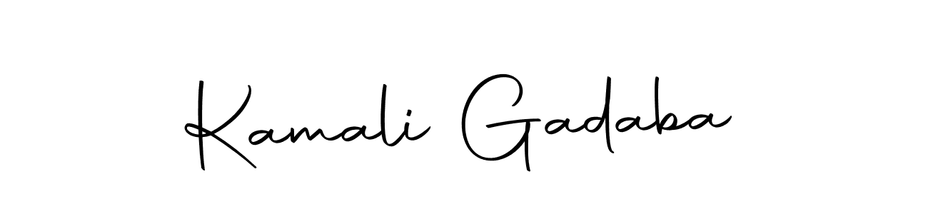 Also we have Kamali Gadaba name is the best signature style. Create professional handwritten signature collection using Autography-DOLnW autograph style. Kamali Gadaba signature style 10 images and pictures png