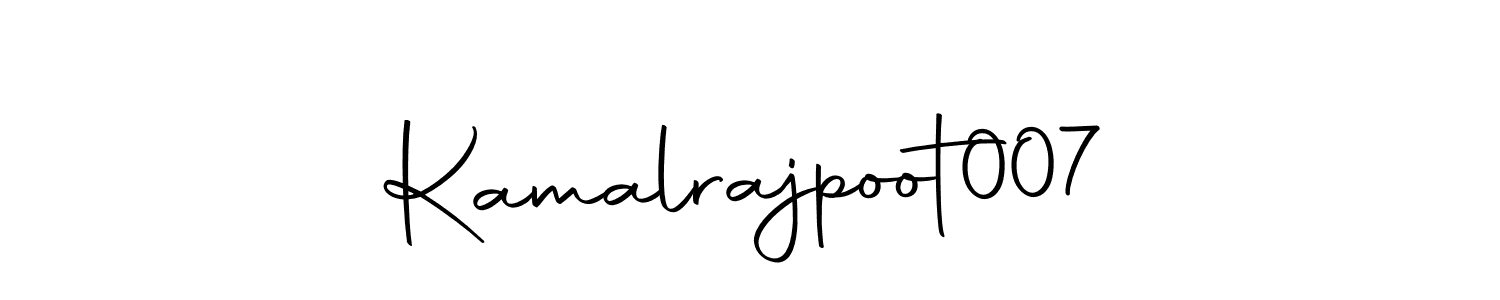 Create a beautiful signature design for name Kamalrajpoot007. With this signature (Autography-DOLnW) fonts, you can make a handwritten signature for free. Kamalrajpoot007 signature style 10 images and pictures png