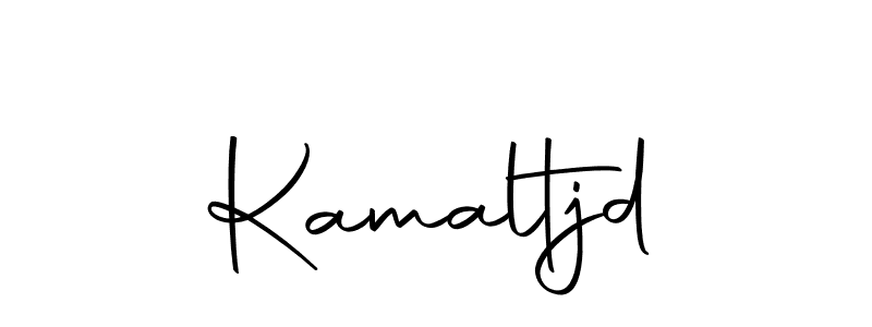 Use a signature maker to create a handwritten signature online. With this signature software, you can design (Autography-DOLnW) your own signature for name Kamaltjd. Kamaltjd signature style 10 images and pictures png