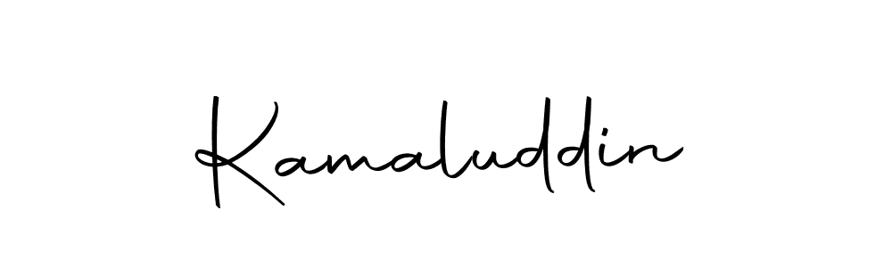 Design your own signature with our free online signature maker. With this signature software, you can create a handwritten (Autography-DOLnW) signature for name Kamaluddin. Kamaluddin signature style 10 images and pictures png