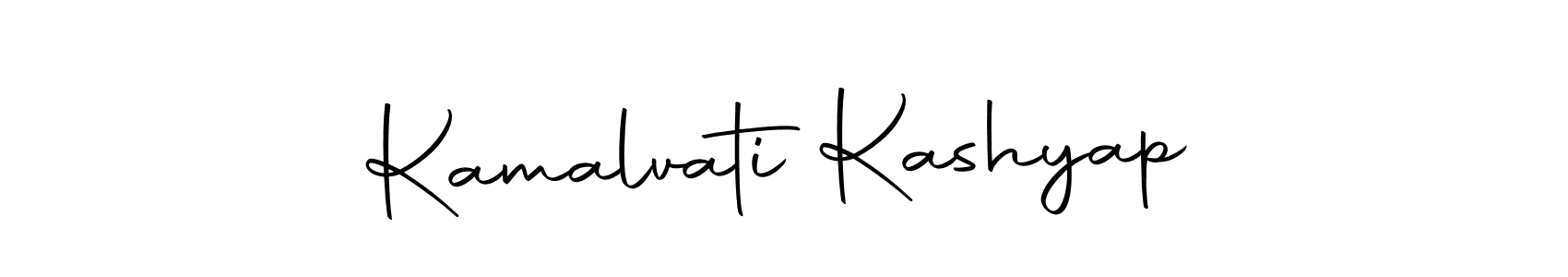 Make a beautiful signature design for name Kamalvati Kashyap. Use this online signature maker to create a handwritten signature for free. Kamalvati Kashyap signature style 10 images and pictures png