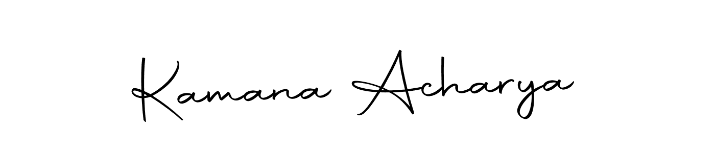 Kamana Acharya stylish signature style. Best Handwritten Sign (Autography-DOLnW) for my name. Handwritten Signature Collection Ideas for my name Kamana Acharya. Kamana Acharya signature style 10 images and pictures png