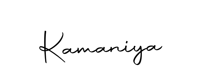 Also we have Kamaniya name is the best signature style. Create professional handwritten signature collection using Autography-DOLnW autograph style. Kamaniya signature style 10 images and pictures png