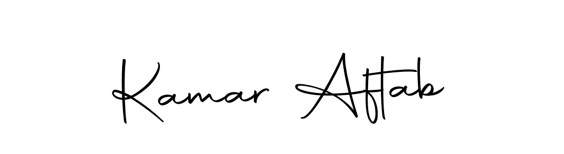 Make a beautiful signature design for name Kamar Aftab. Use this online signature maker to create a handwritten signature for free. Kamar Aftab signature style 10 images and pictures png