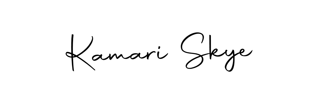 The best way (Autography-DOLnW) to make a short signature is to pick only two or three words in your name. The name Kamari Skye include a total of six letters. For converting this name. Kamari Skye signature style 10 images and pictures png