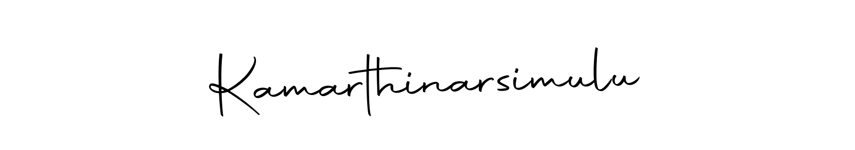 Similarly Autography-DOLnW is the best handwritten signature design. Signature creator online .You can use it as an online autograph creator for name Kamarthinarsimulu. Kamarthinarsimulu signature style 10 images and pictures png