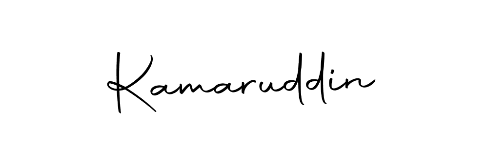 Use a signature maker to create a handwritten signature online. With this signature software, you can design (Autography-DOLnW) your own signature for name Kamaruddin. Kamaruddin signature style 10 images and pictures png