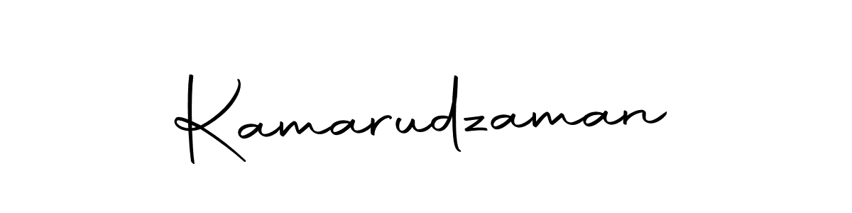 Create a beautiful signature design for name Kamarudzaman. With this signature (Autography-DOLnW) fonts, you can make a handwritten signature for free. Kamarudzaman signature style 10 images and pictures png